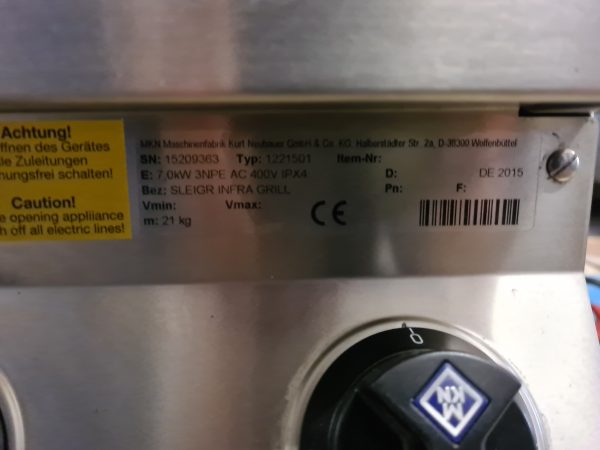 MKN Elektrogrill - Counter SL – Bild 3